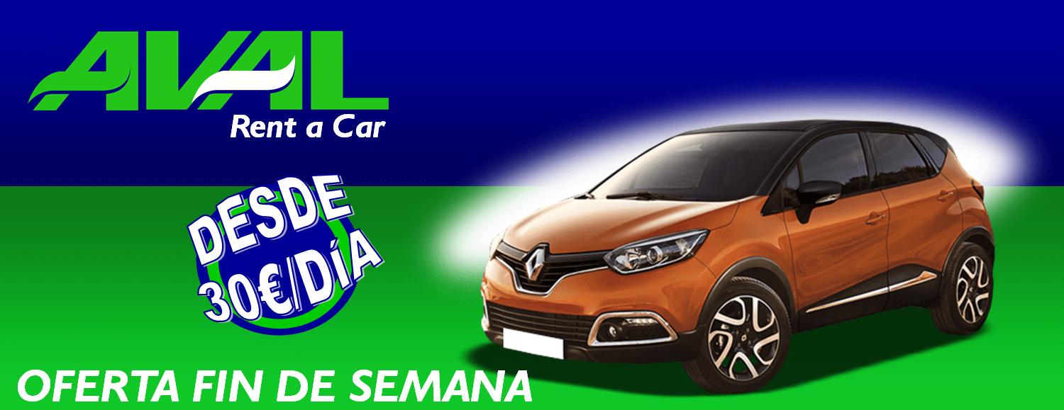 AVAL Rent a Car Madrid alquiler de coches oferta 30 dia Aval Rent a Car